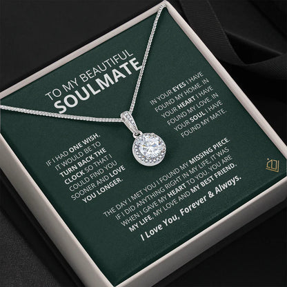 Naszyjnik z poduszką w kształcie gwiazdy - naszyjnik z brakującym elementem Soulmate