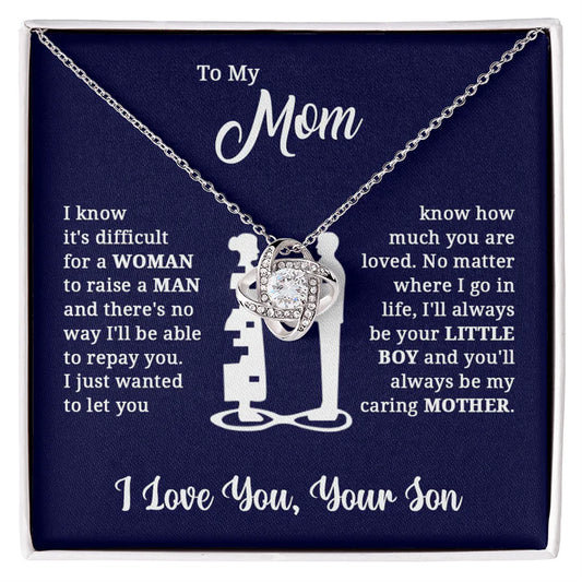 RINGED CITY | Vesta Knot Necklace | Mom I Love You