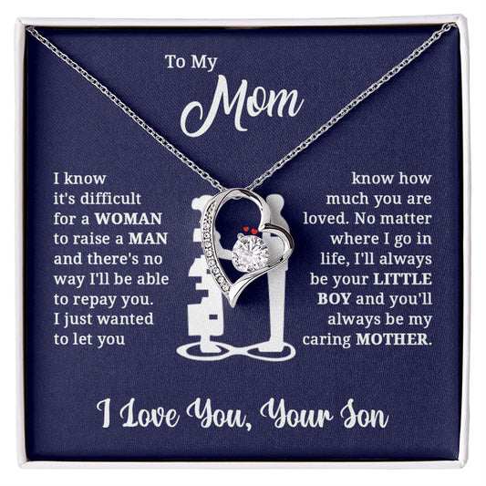 RINGED CITY | Heart Necklace | Mom I Love You